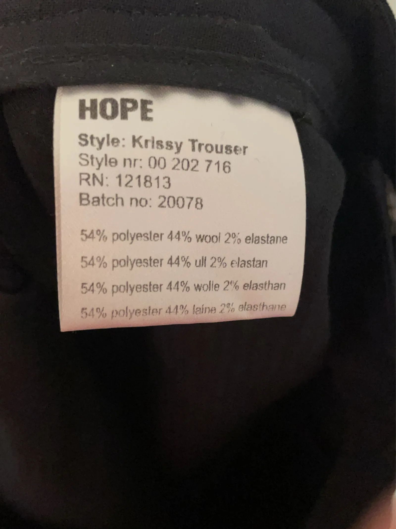 Hope Hope Krissy trouser Pants Size 26" / US 2 / IT 38 - 3 Thumbnail