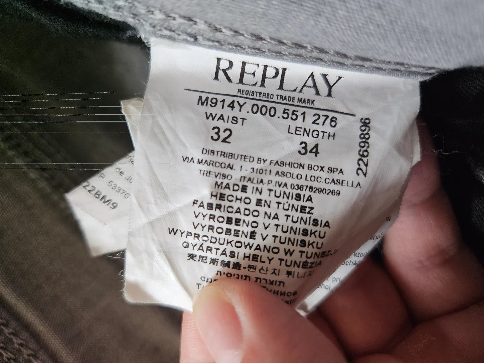 Replay Replay Jeans Size US 32 / EU 48 - 3 Thumbnail