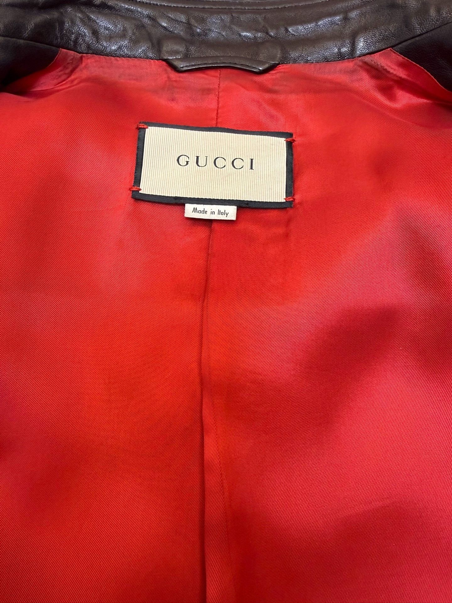 Gucci Gucci Leather Jacket Size US XXS / EU 40 Size US XXS / EU 40 - 7 Thumbnail