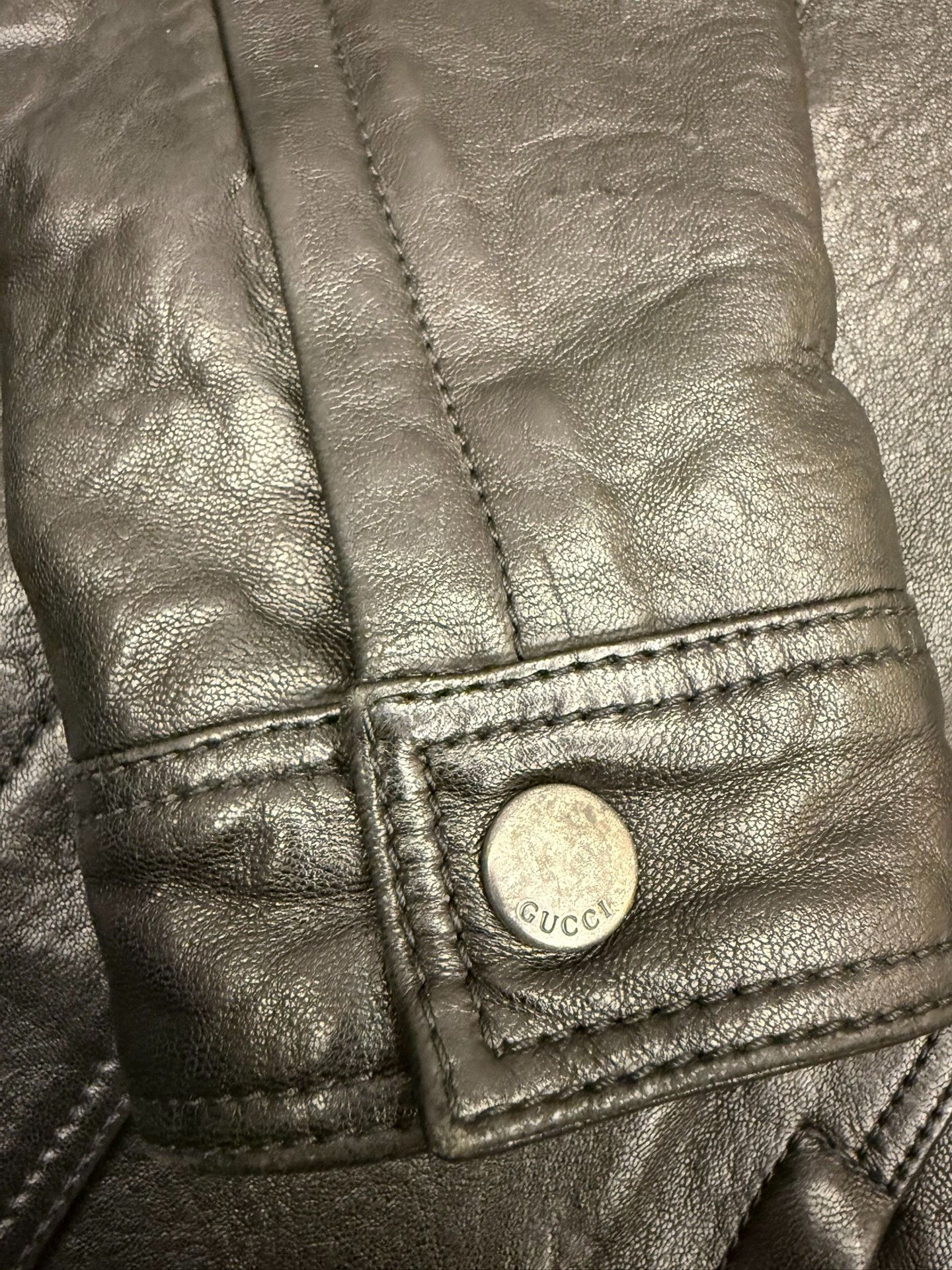 Gucci Gucci Leather Jacket Size US XXS / EU 40 Size US XXS / EU 40 - 5 Thumbnail