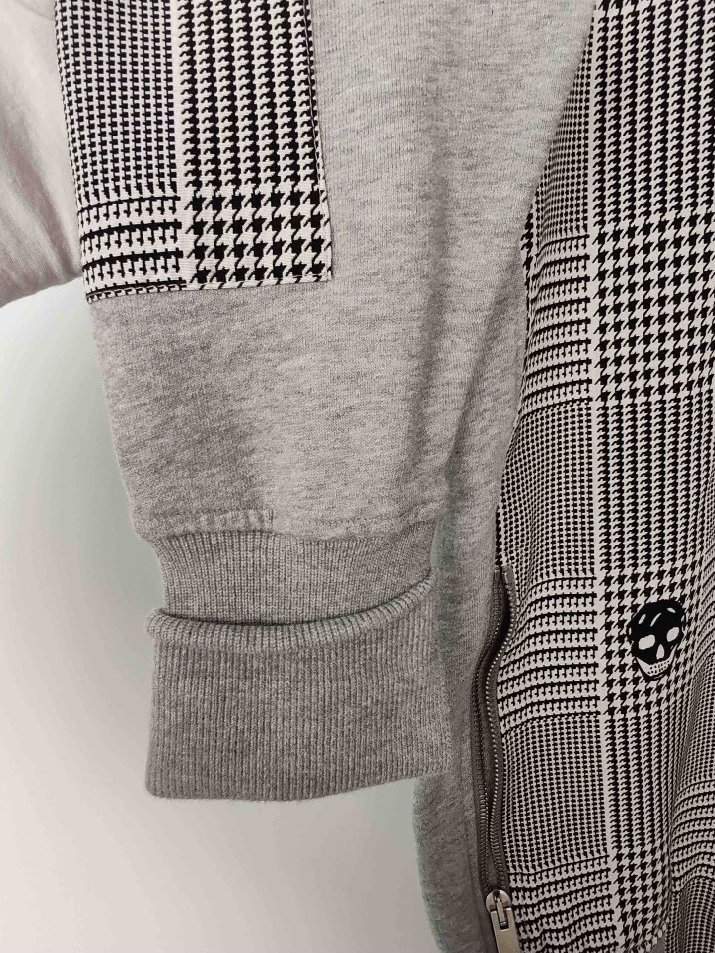 Alexander McQueen Alexander McQueen Skull Houndstooth Zip Hoodie Size M Size US M / EU 48-50 / 2 - 6 Thumbnail