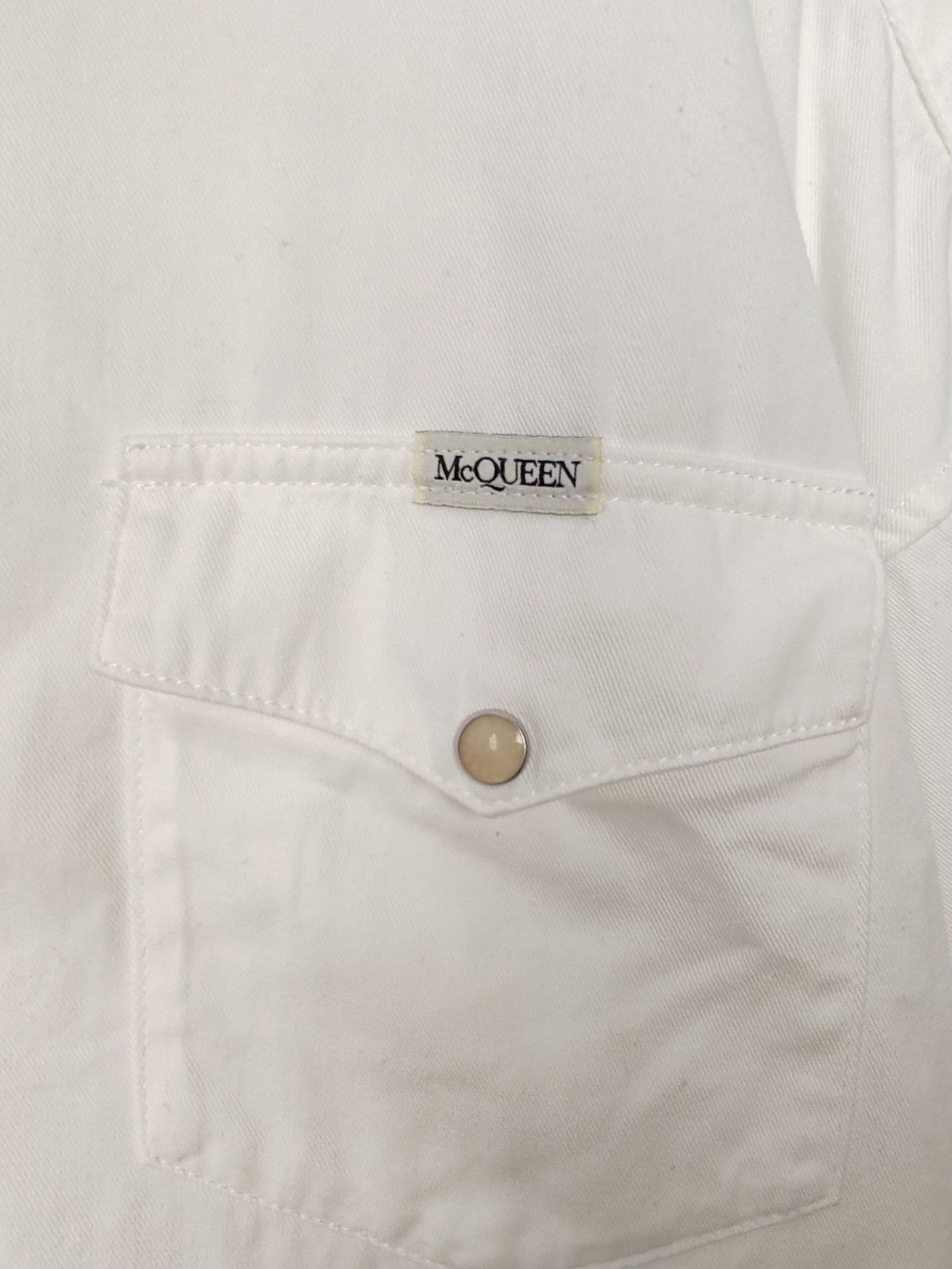 Alexander McQueen Alexander McQueen Cotton Button Up Shirt Size 48 Size US M / EU 48-50 / 2 - 5 Thumbnail