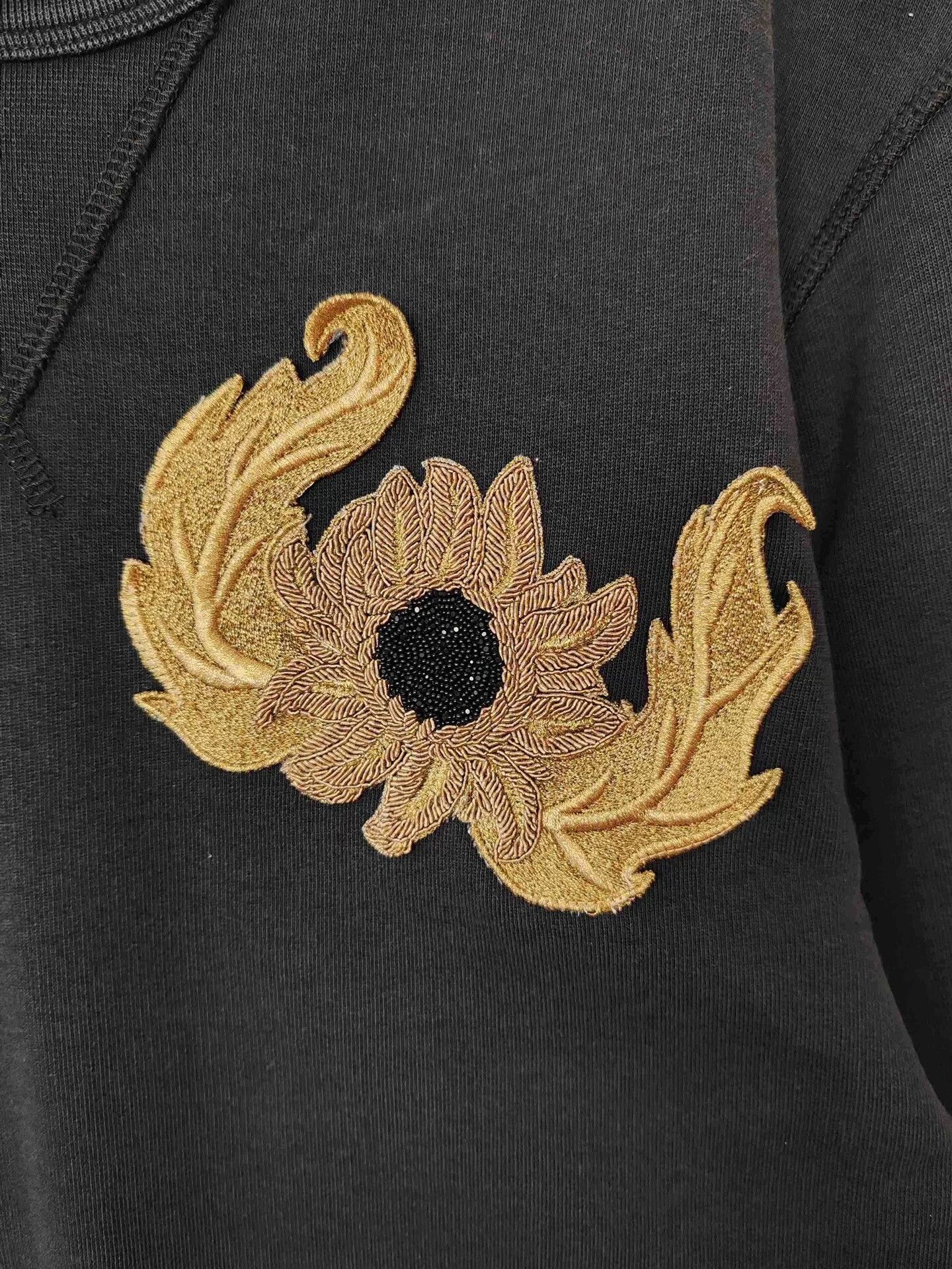 Alexander McQueen Alexander McQueen Floral Embroidery Sweatshirt Size L Size US L / EU 52-54 / 3 - 5 Thumbnail