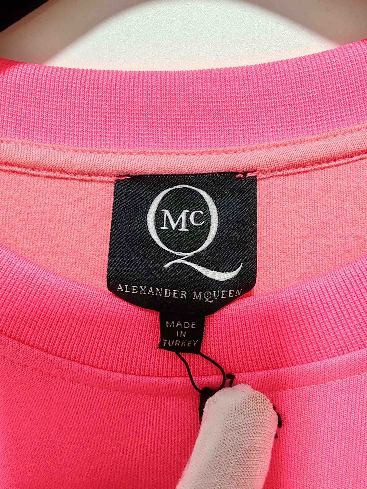 Alexander McQueen Alexander McQueen Pink Logo Sweatshirt Dress Size XS Size XS / US 0-2 / IT 36-38 - 4 Thumbnail