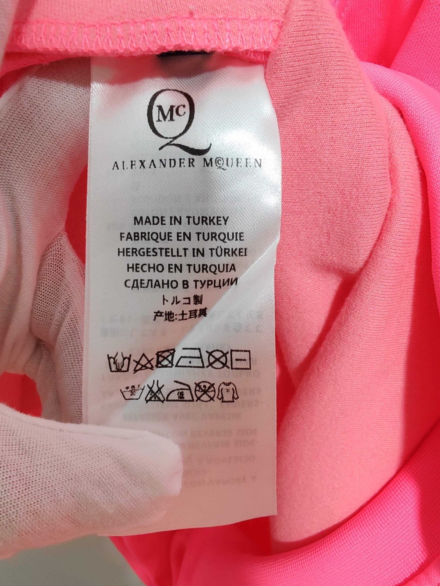 Alexander McQueen Alexander McQueen Pink Logo Sweatshirt Dress Size XS Size XS / US 0-2 / IT 36-38 - 8 Thumbnail
