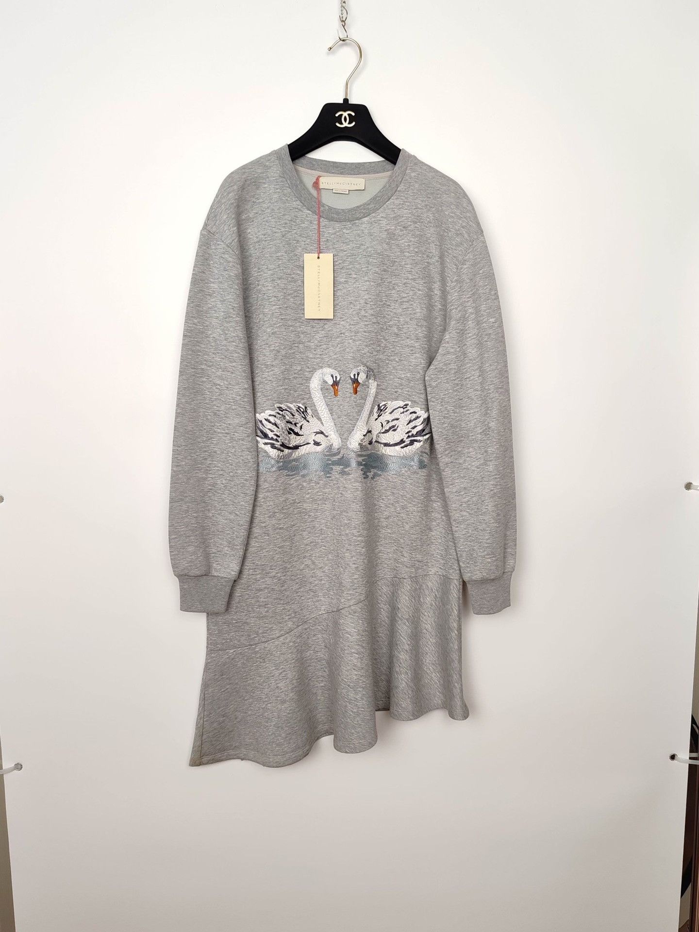 Stella McCartney Stella McCartney Swan Embroidered Mini Dress Size 42 Size M / US 6-8 / IT 42-44 - 2 Thumbnail