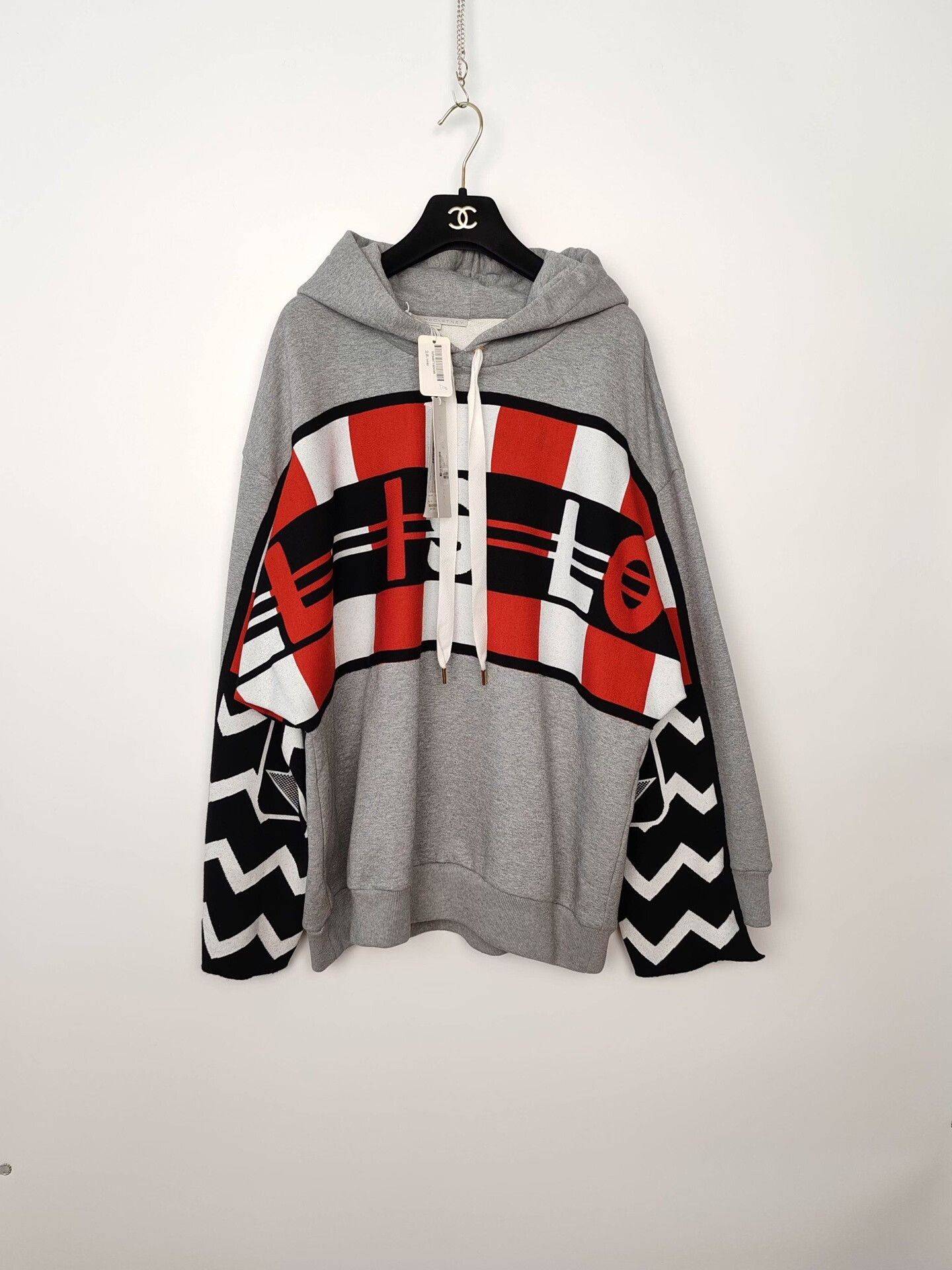 Stella McCartney Stella McCartney Graphic Knit Hoodie Size 38 Size M / US 6-8 / IT 42-44 - 2 Thumbnail