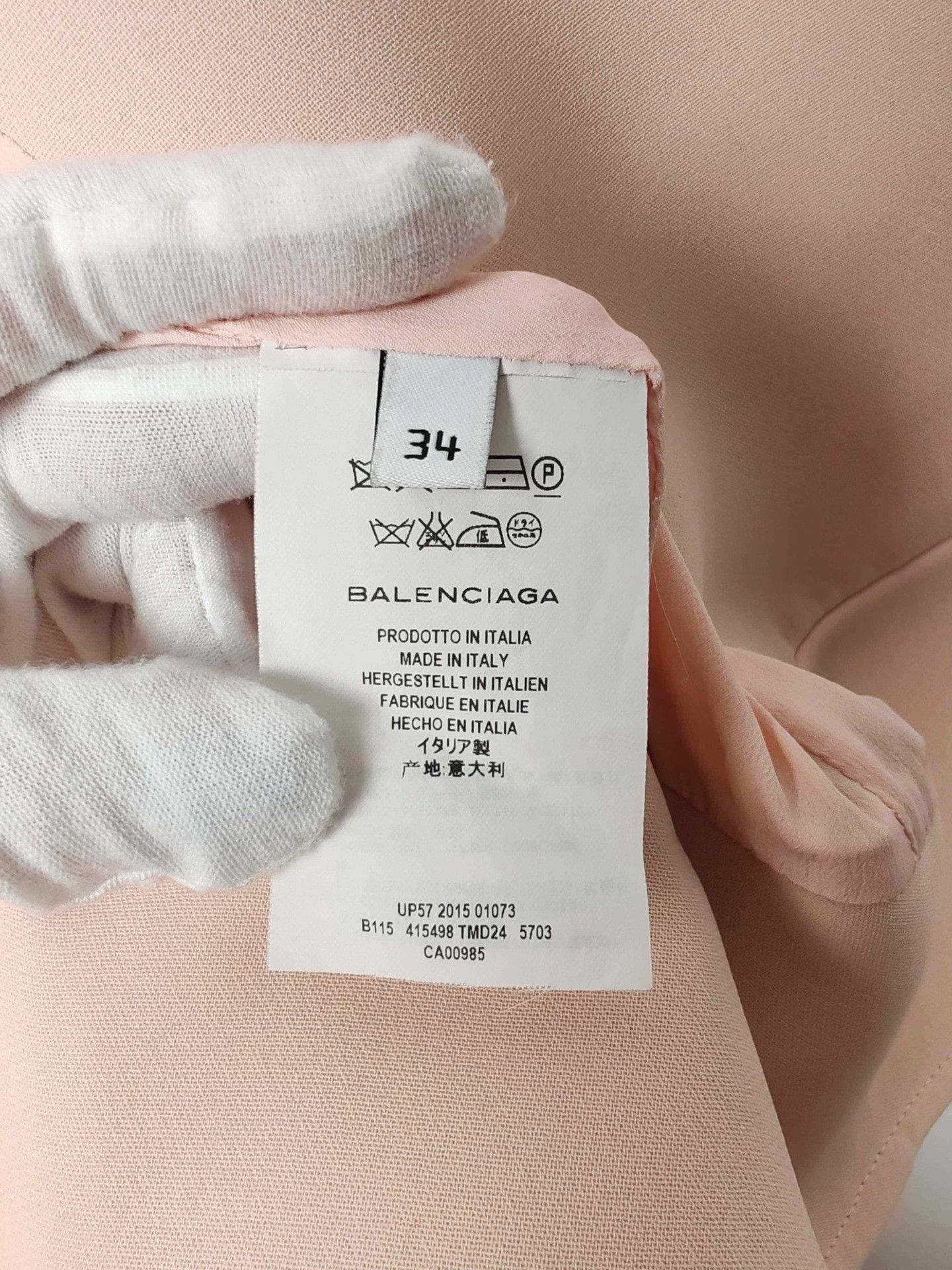 Balenciaga Balenciaga Pink Biker Jacket Size 34 Size XXS / US 00 / IT 34 - 6 Thumbnail