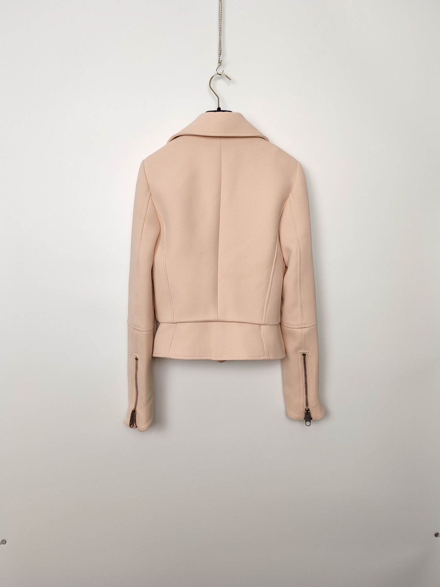 Balenciaga Balenciaga Pink Biker Jacket Size 34 Size XXS / US 00 / IT 34 - 3 Thumbnail