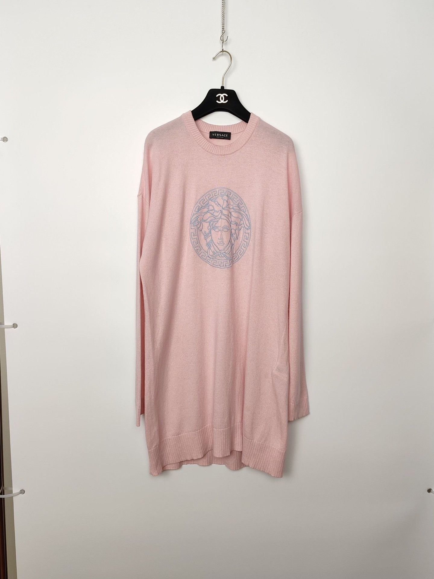 Versace Versace Medusa Wool Knit Mini Dress Size S Size S / US 4 / IT 40 - 2 Thumbnail