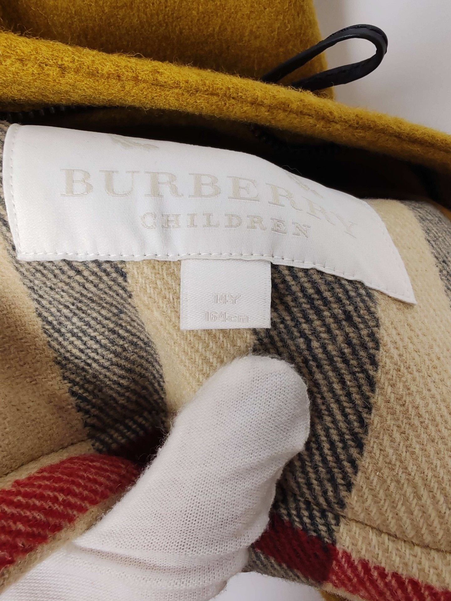 Burberry Burberry Yellow Wool Duffle Coat Size S Size S / US 4 / IT 40 - 5 Thumbnail