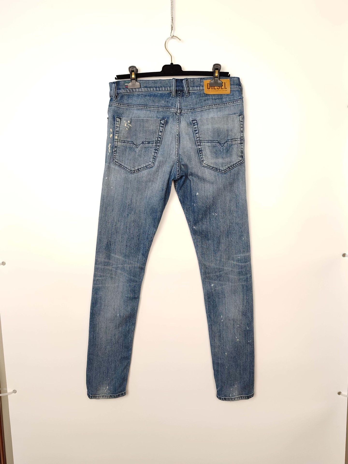 Diesel Diesel Paint Splatter Distressed Jeans Size 31 Size US 31 - 3 Thumbnail