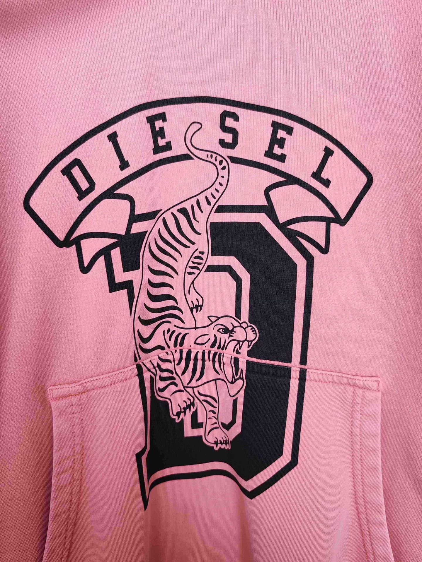 Diesel Diesel Tiger Graphic Hoodie Pink Size S Size US S / EU 44-46 / 1 - 5 Thumbnail