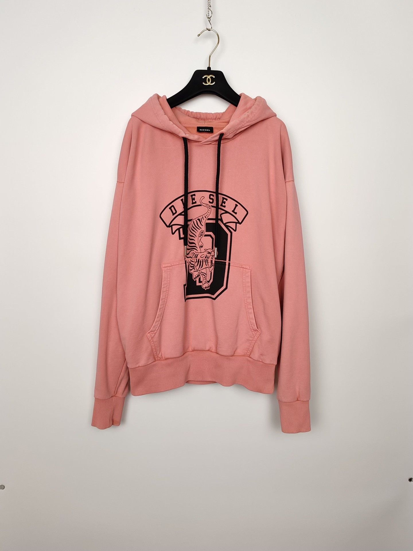 Diesel Diesel Tiger Graphic Hoodie Pink Size S Size US S / EU 44-46 / 1 - 2 Thumbnail