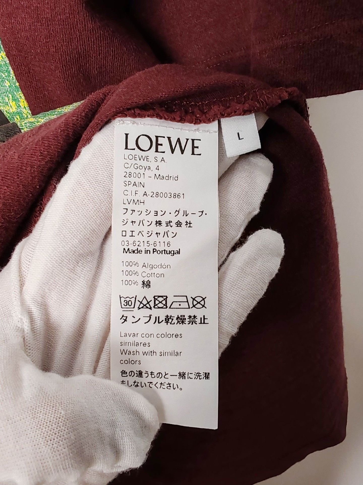Loewe Loewe Graphic Print T-Shirt Size L Size US L / EU 52-54 / 3 - 6 Thumbnail