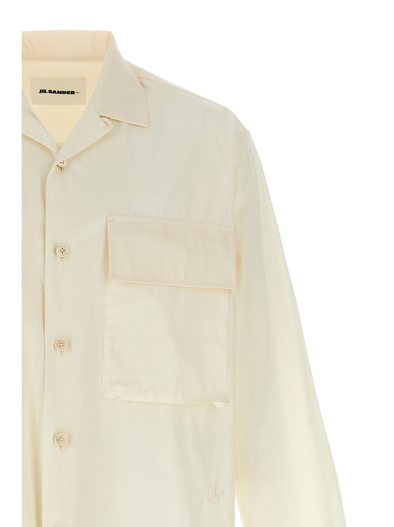 Jil Sander Logo Embroidery Shirt Size US S / EU 44-46 / 1 - 3 Thumbnail