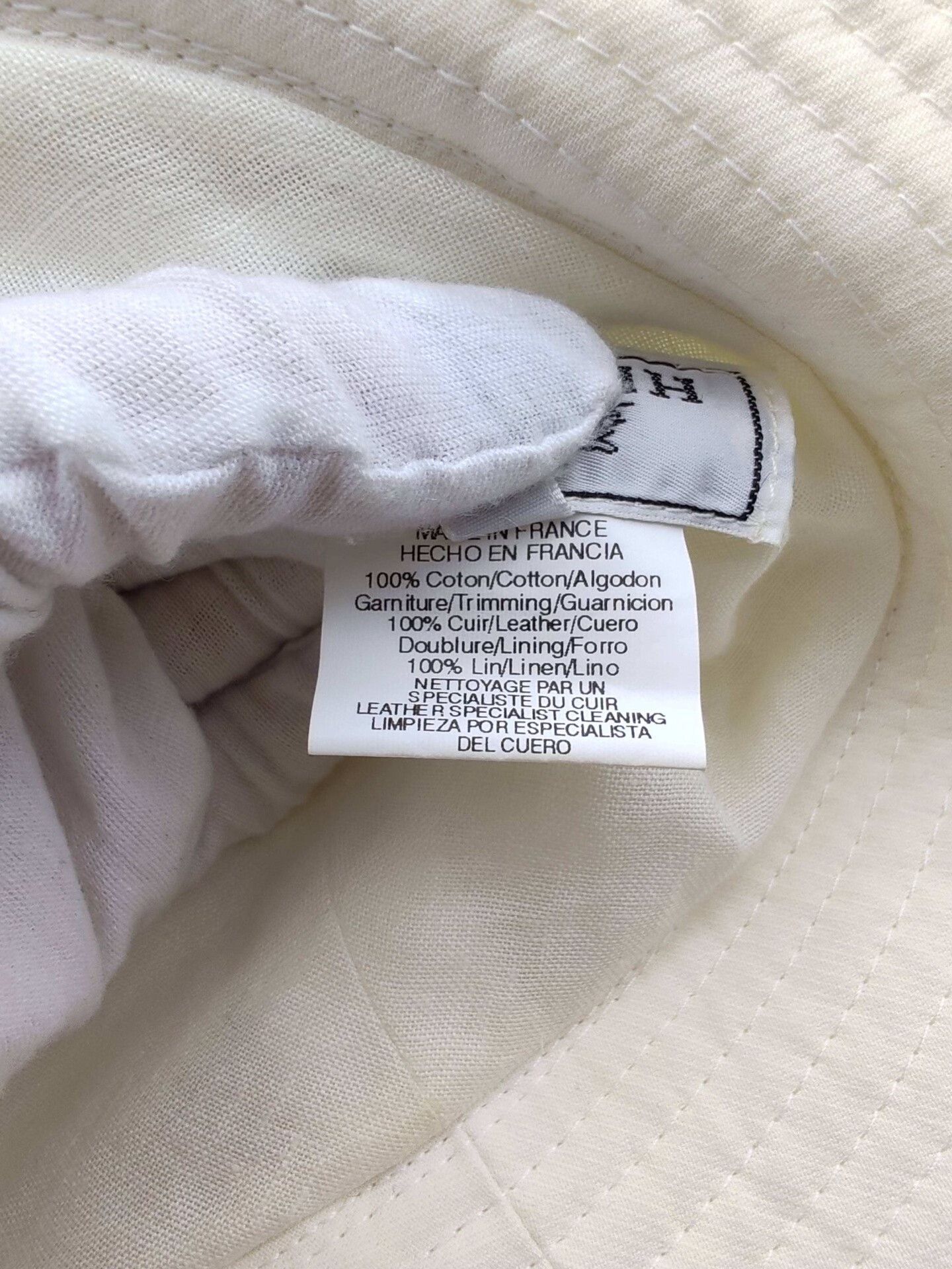 Hermes Hermes Braided Leather Trim Bucket Hat Size 57 Size ONE SIZE - 6 Thumbnail