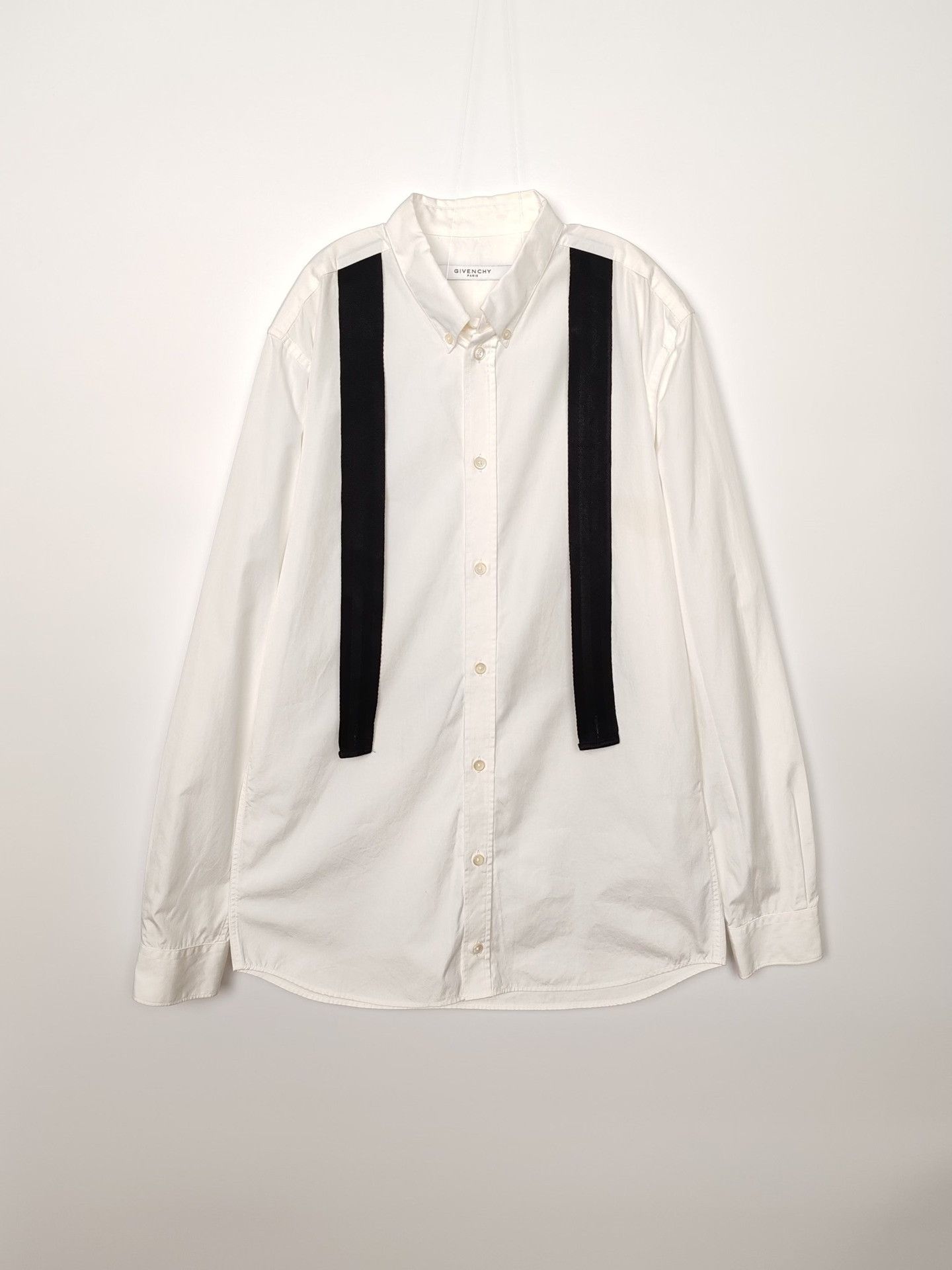 Givenchy Givenchy Strap Detail Button Up Shirt Size M Size US M / EU 48-50 / 2 - 2 Thumbnail