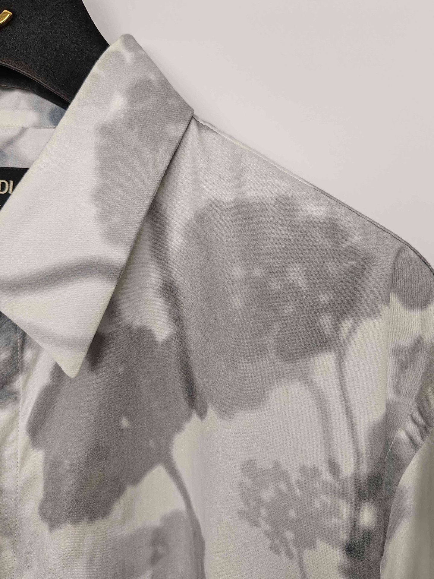 Fendi Fendi Floral Ink Button Up Shirt Size M Size US M / EU 48-50 / 2 - 5 Thumbnail