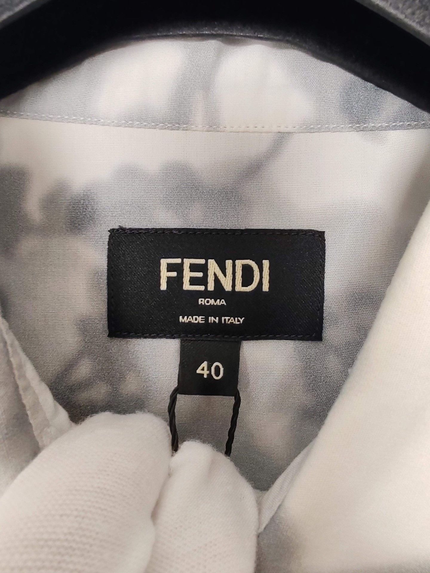 Fendi Fendi Floral Ink Button Up Shirt Size M Size US M / EU 48-50 / 2 - 4 Thumbnail
