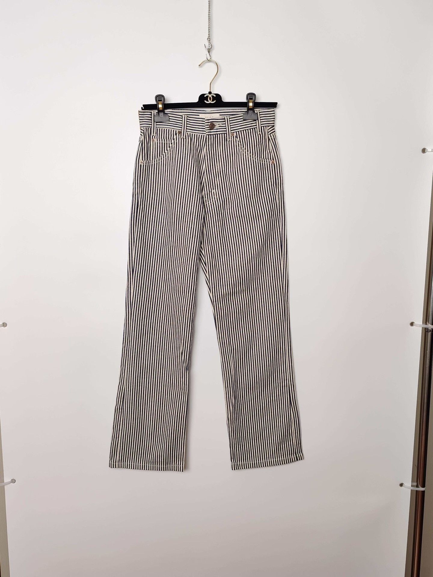 Celine Celine Striped Jeans Size 25 Size 25" / US 0 / IT 36 - 2 Thumbnail