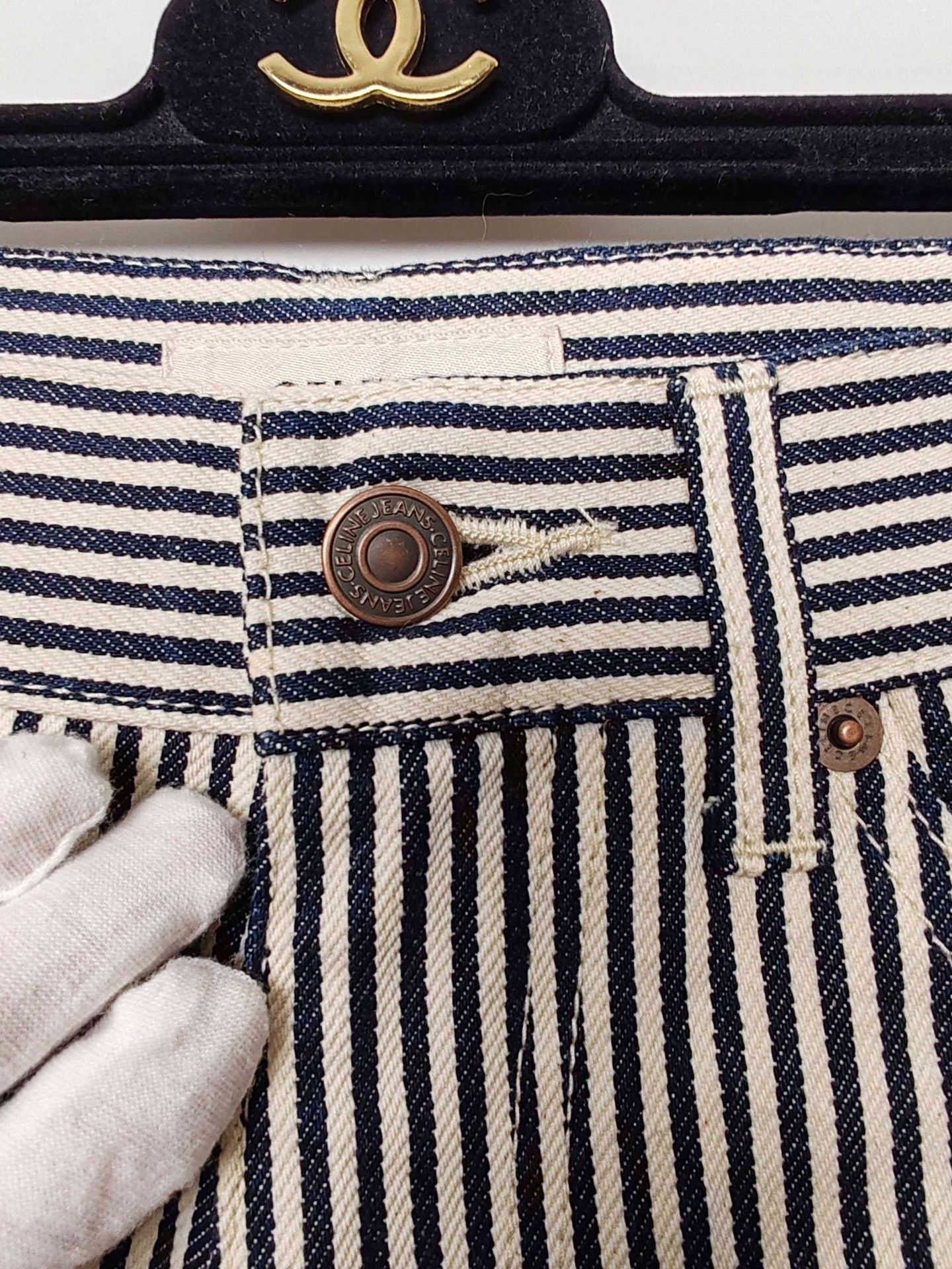 Celine Celine Striped Jeans Size 25 Size 25" / US 0 / IT 36 - 5 Thumbnail
