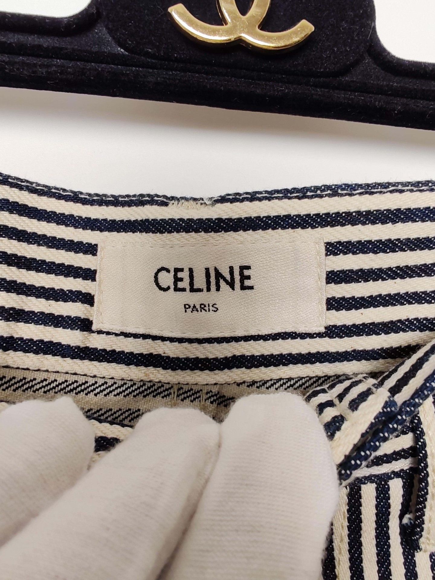 Celine Celine Striped Jeans Size 25 Size 25" / US 0 / IT 36 - 4 Thumbnail