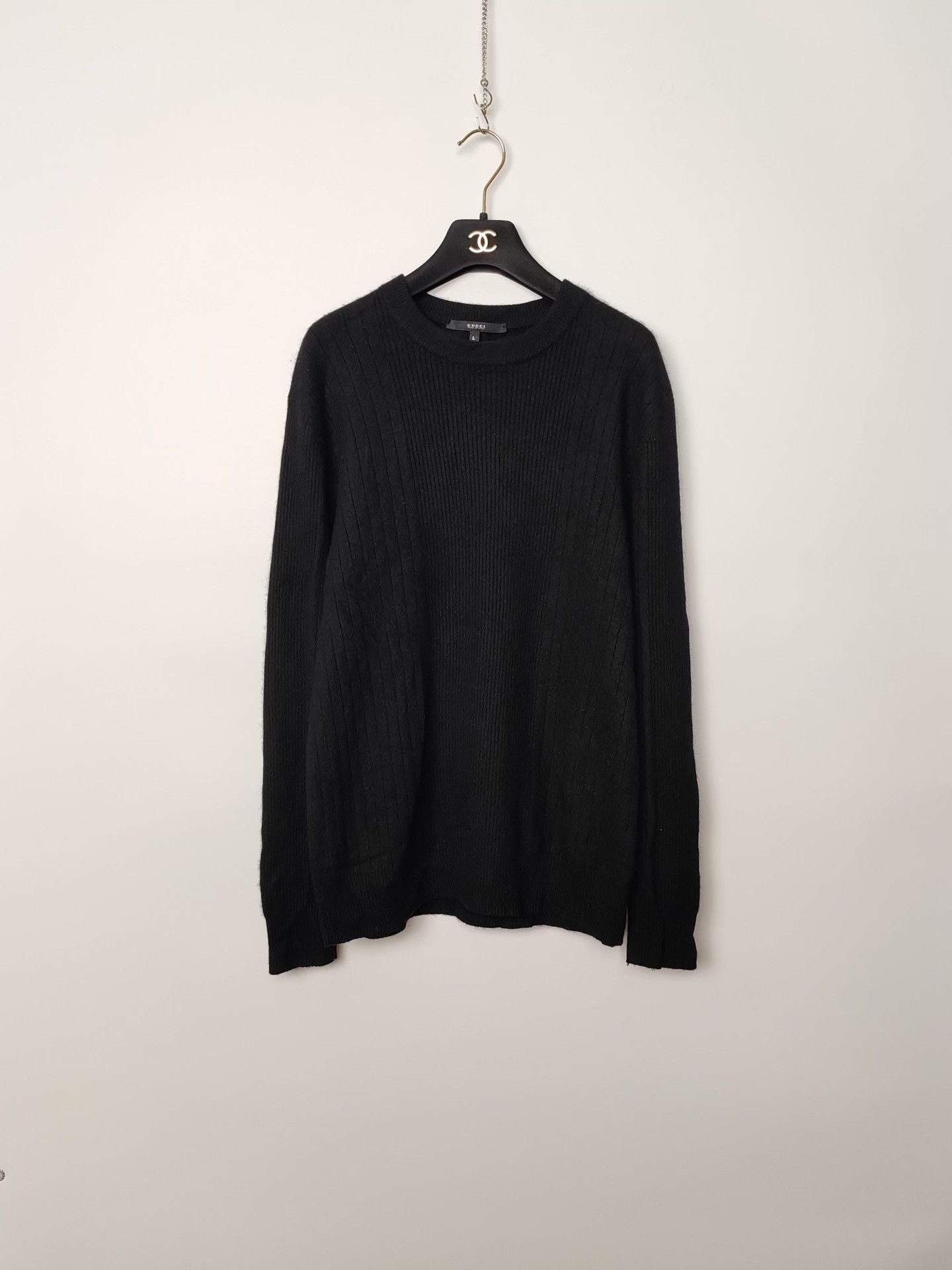 Gucci Gucci Ribbed Cashmere Wool Silk Sweater Size L Size US L / EU 52-54 / 3 - 2 Thumbnail