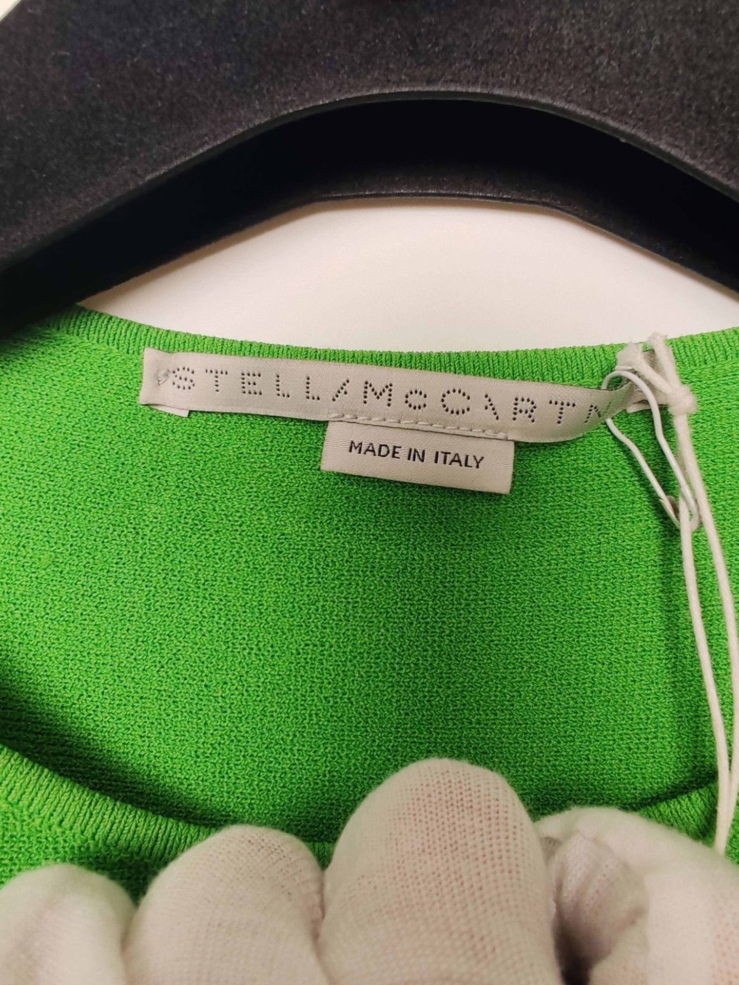 Stella McCartney Stella McCartney Green Ruffle Hem Knit Top Size 42 Size M / US 6-8 / IT 42-44 - 4 Thumbnail