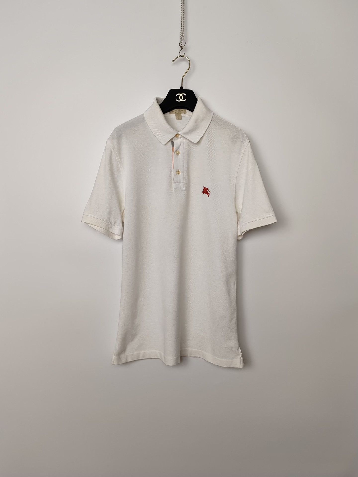 Burberry Burberry Equestrian Knight Logo Polo Shirt Size S Size US S / EU 44-46 / 1 - 2 Thumbnail