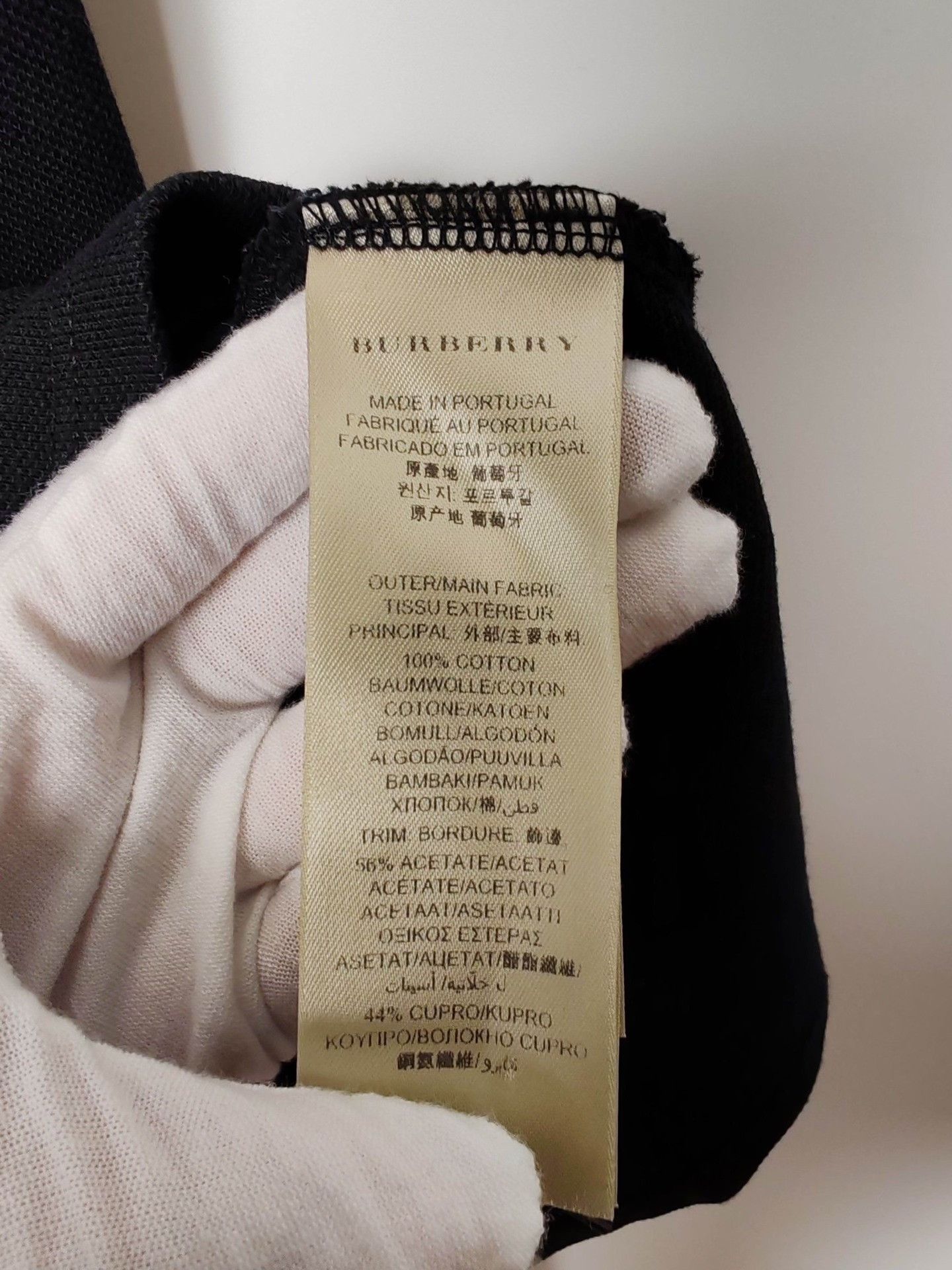 Burberry Burberry Logo Long Sleeve Polo Shirt Size L Size US L / EU 52-54 / 3 - 7 Thumbnail