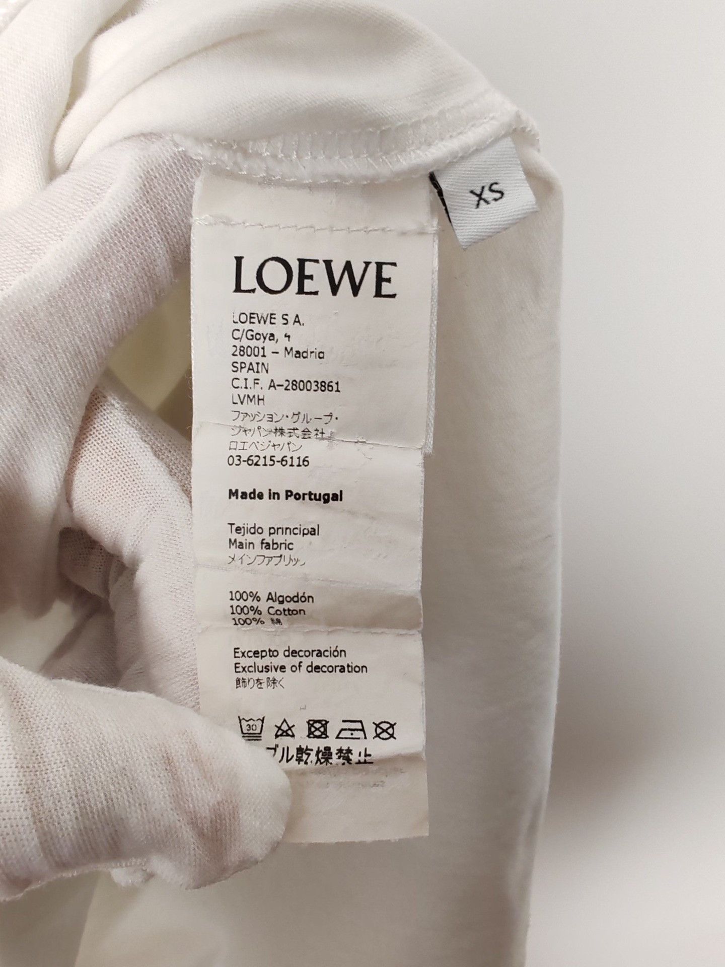 Loewe Loewe Embroidered Logo T-Shirt Size XS Size US XS / EU 42 / 0 - 6 Thumbnail