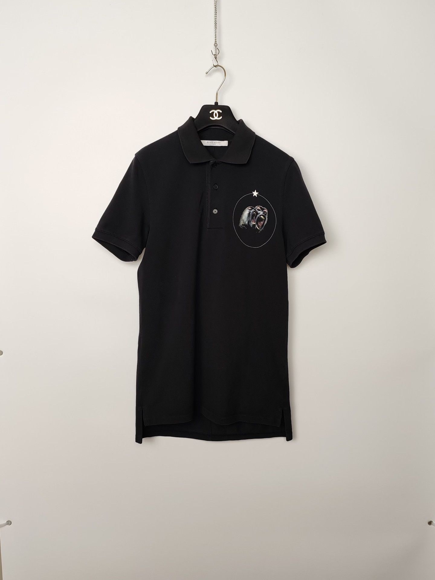 Givenchy Givenchy Monkey Print Polo Shirt XS Size US XS / EU 42 / 0 - 2 Thumbnail