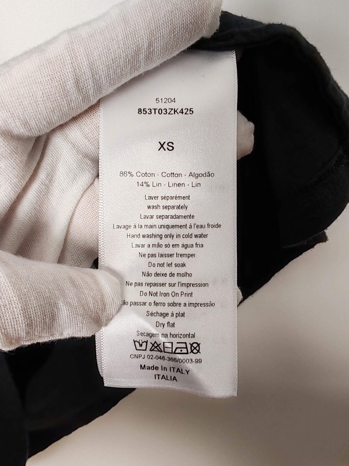 Dior Dior C'est Non Graphic T-Shirt Size XS Size US XS / EU 42 / 0 - 7 Thumbnail