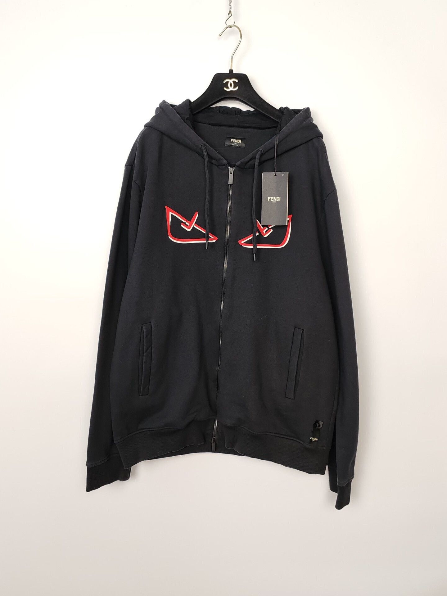 Fendi Fendi Monster Eye Zip Hoodie Size XXL Size US XXL / EU 58 / 5 - 2 Thumbnail