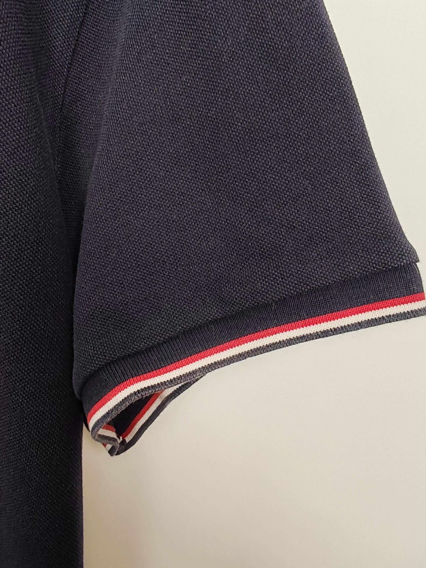 Moncler Moncler Logo Trim Polo Shirt Size 3XL Size US XXL / EU 58 / 5 - 6 Thumbnail