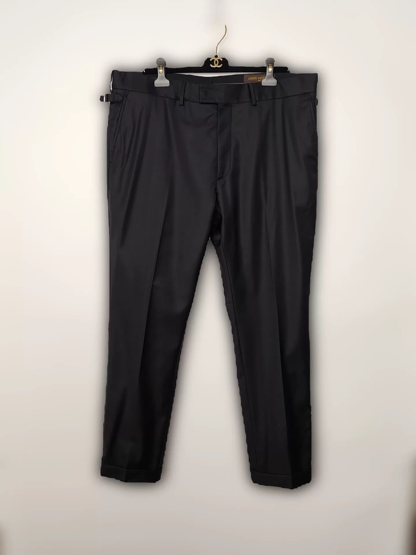 Louis Vuitton Louis Vuitton Metal Logo Trousers Size 32 Size US 32 / EU 48 - 2 Thumbnail