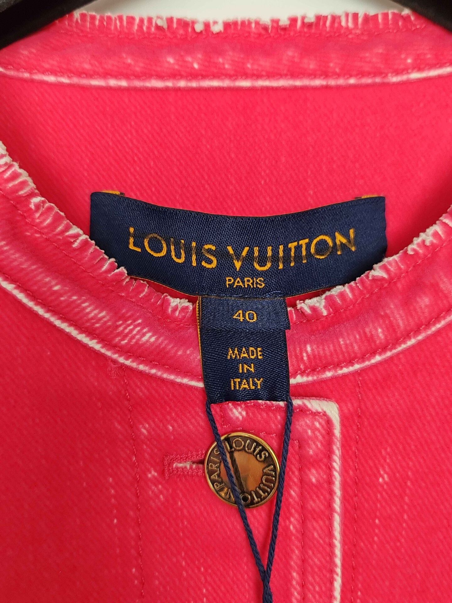 Louis Vuitton Louis Vuitton Pink Monogram Trim Jacket Size 40 Size M / US 6-8 / IT 42-44 - 4 Thumbnail