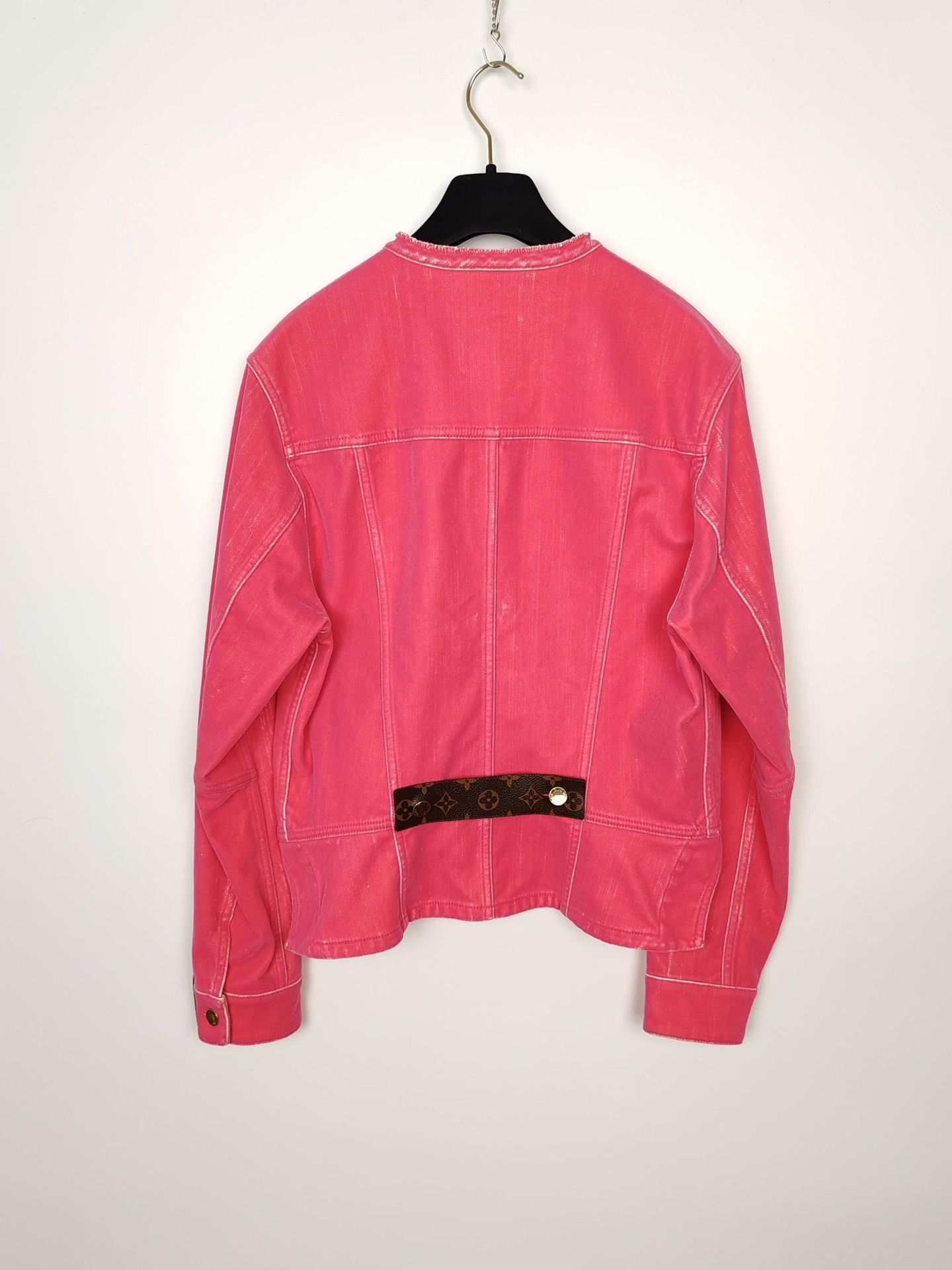 Louis Vuitton Louis Vuitton Pink Monogram Trim Jacket Size 40 Size M / US 6-8 / IT 42-44 - 3 Thumbnail