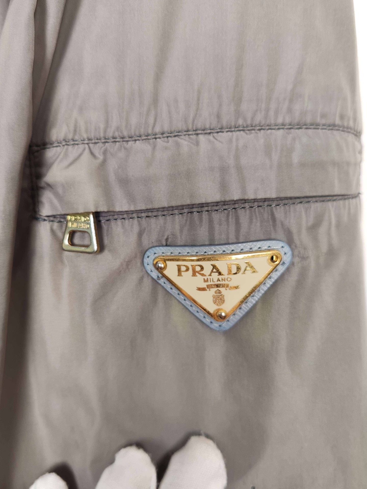 Prada Prada Nylon Metal Triangle Logo Jacket Size S Size US S / EU 44-46 / 1 - 5 Thumbnail