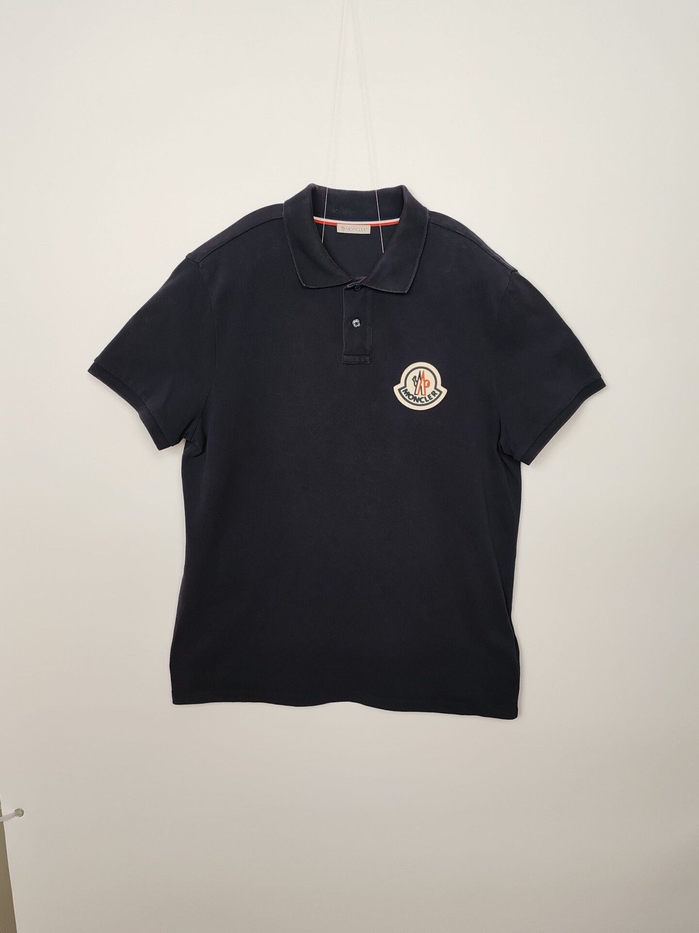 Moncler Moncler Logo Patch Polo Shirt Size L Size US L / EU 52-54 / 3 - 2 Thumbnail