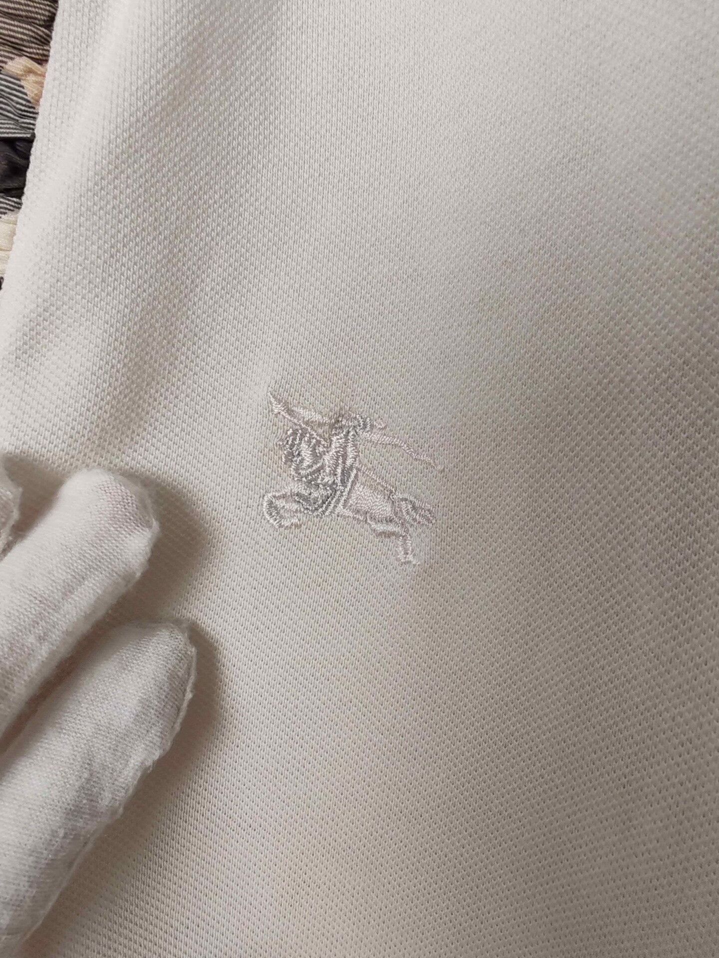 Burberry Burberry Embroidered Knight Polo Shirt Size L Size L / US 10 / IT 46 - 5 Thumbnail