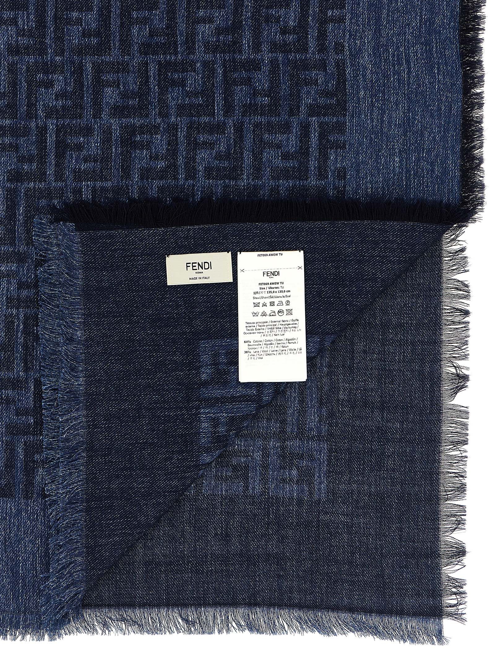 Fendi Ff Shawl Size ONE SIZE - 3 Thumbnail