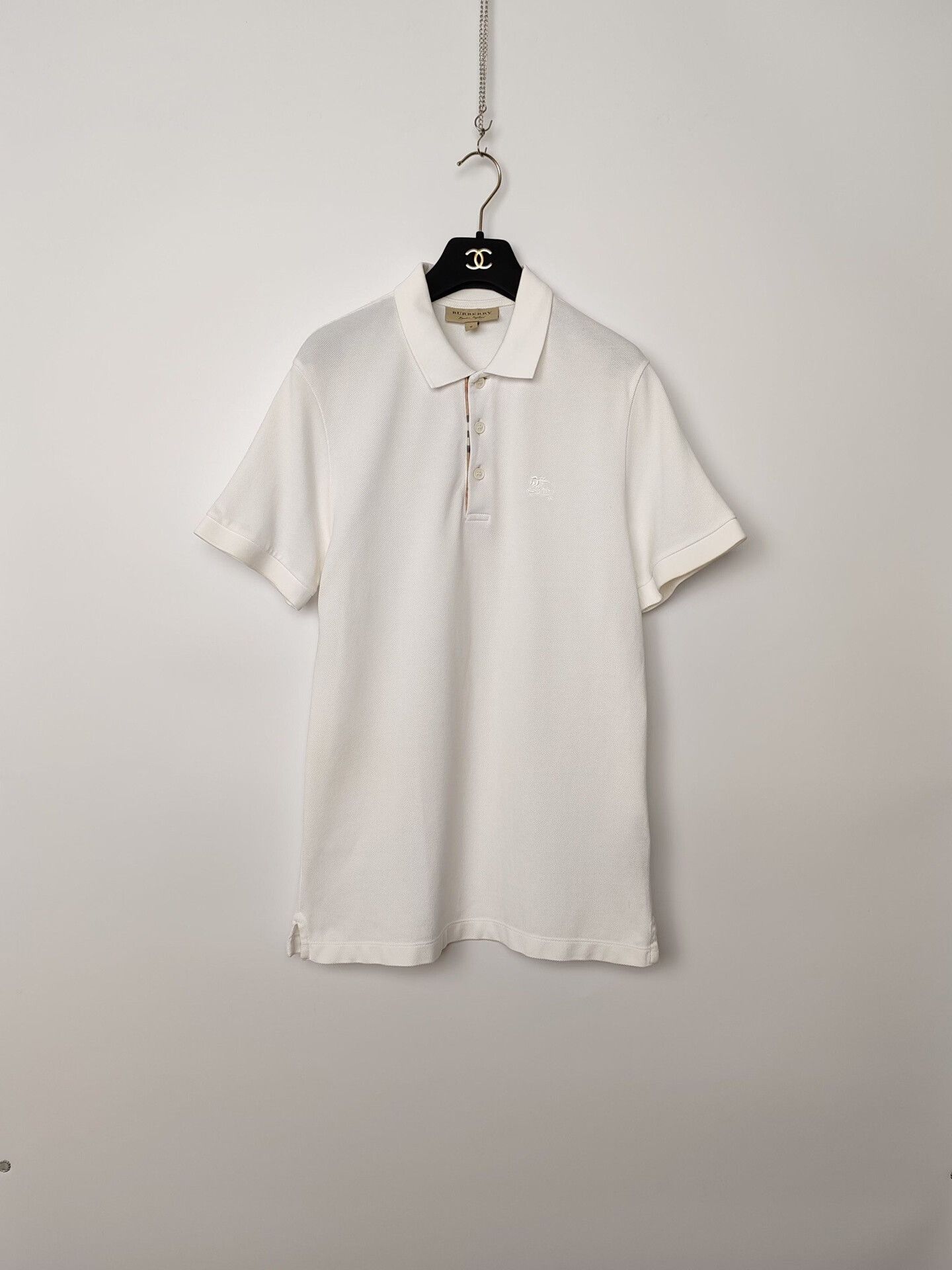 Burberry Burberry Embroidered Logo Polo Size M Size US M / EU 48-50 / 2 - 2 Thumbnail