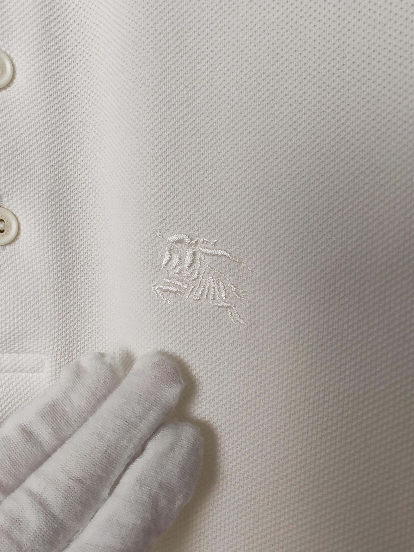 Burberry Burberry Embroidered Logo Polo Size M Size US M / EU 48-50 / 2 - 6 Thumbnail