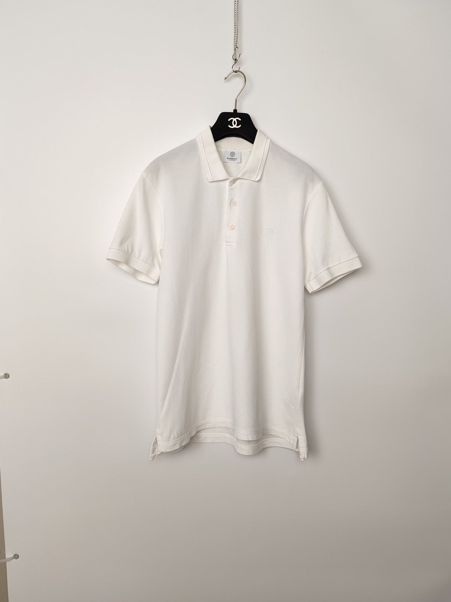 Burberry Burberry Embroidered Monogram Polo Shirt Size S Size US S / EU 44-46 / 1 - 2 Thumbnail