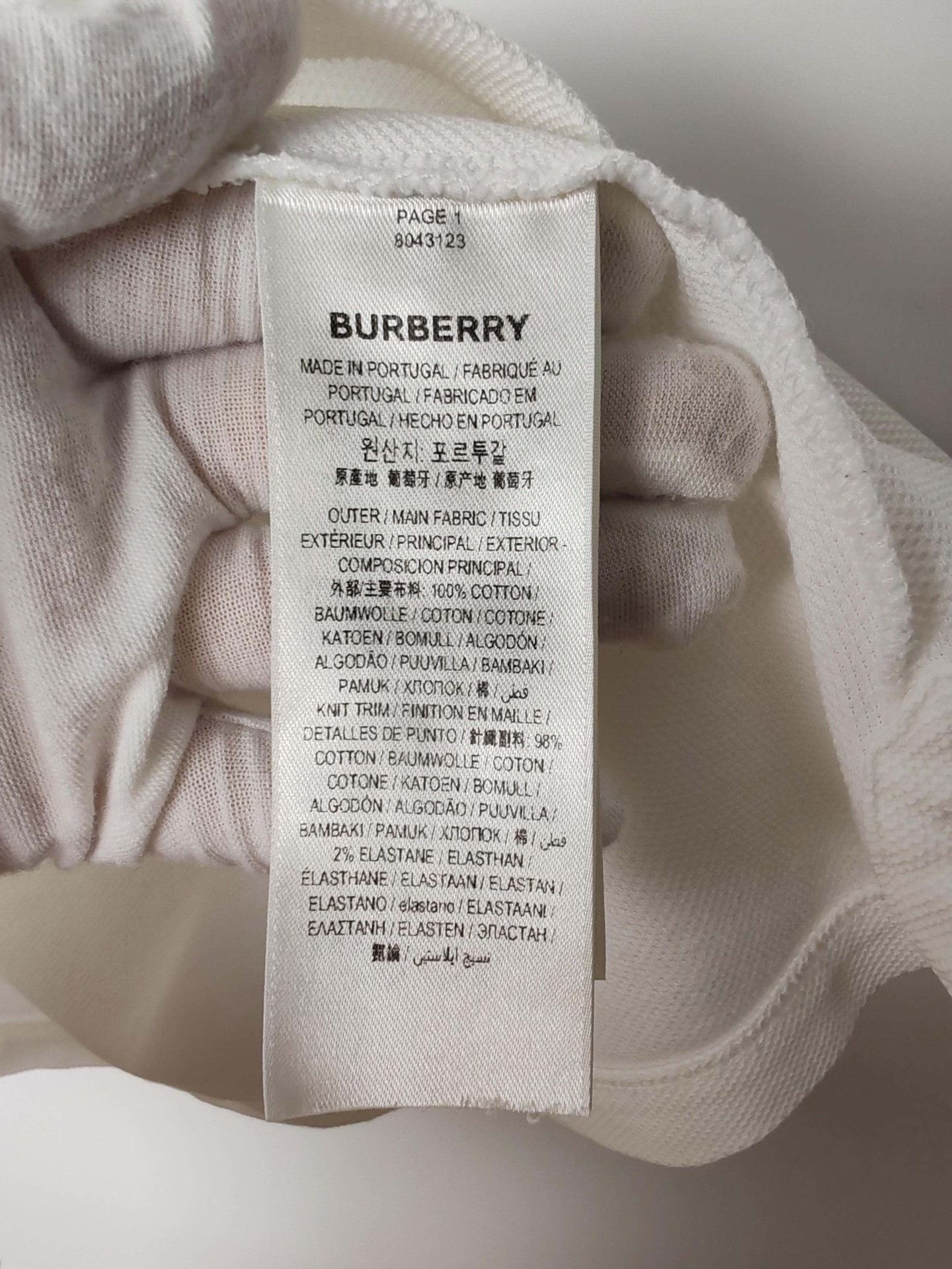 Burberry Burberry Embroidered Monogram Polo Shirt Size S Size US S / EU 44-46 / 1 - 6 Thumbnail