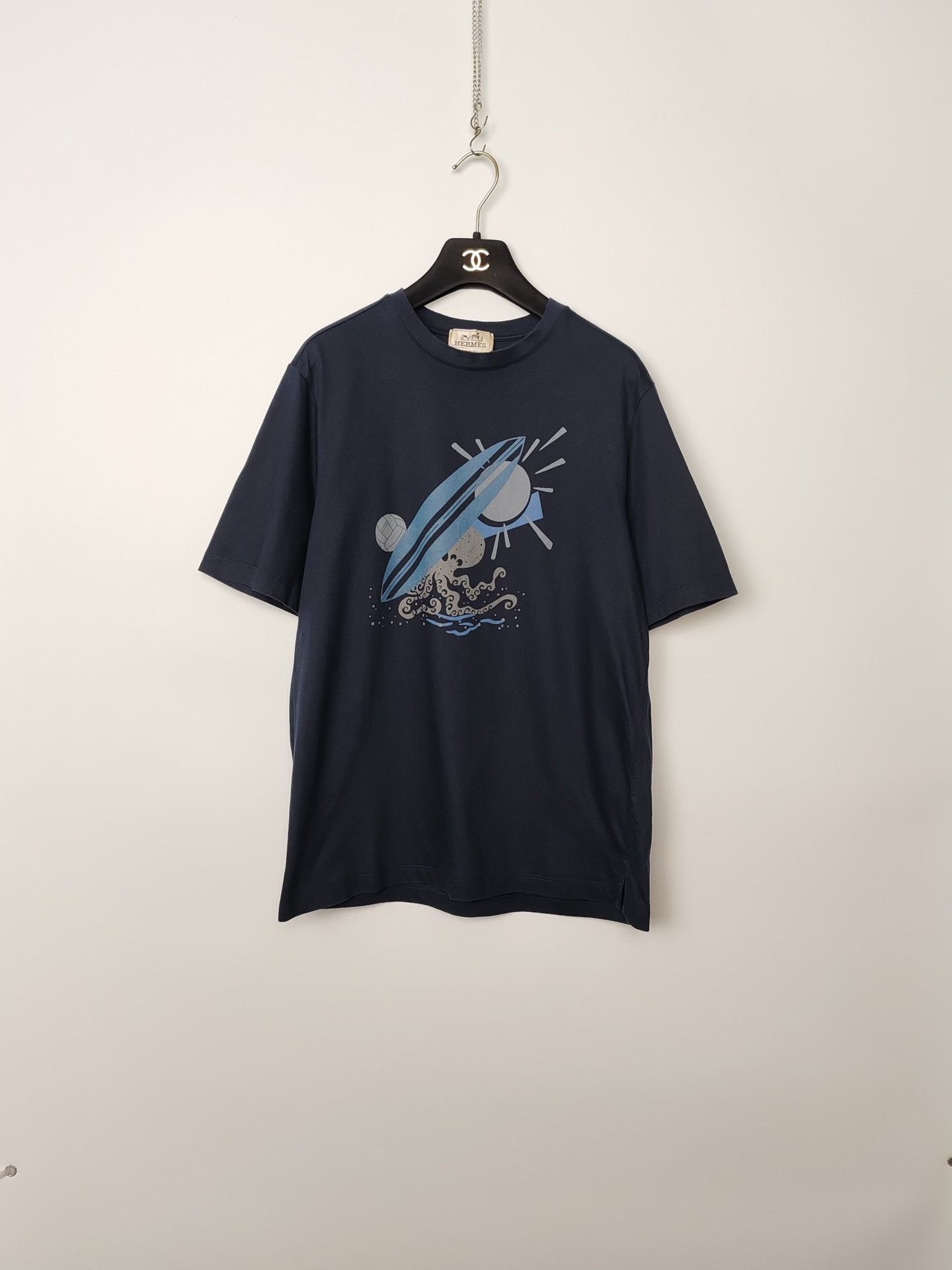 Hermes Hermes Wave Print T-Shirt Size XS Size US XS / EU 42 / 0 - 2 Thumbnail
