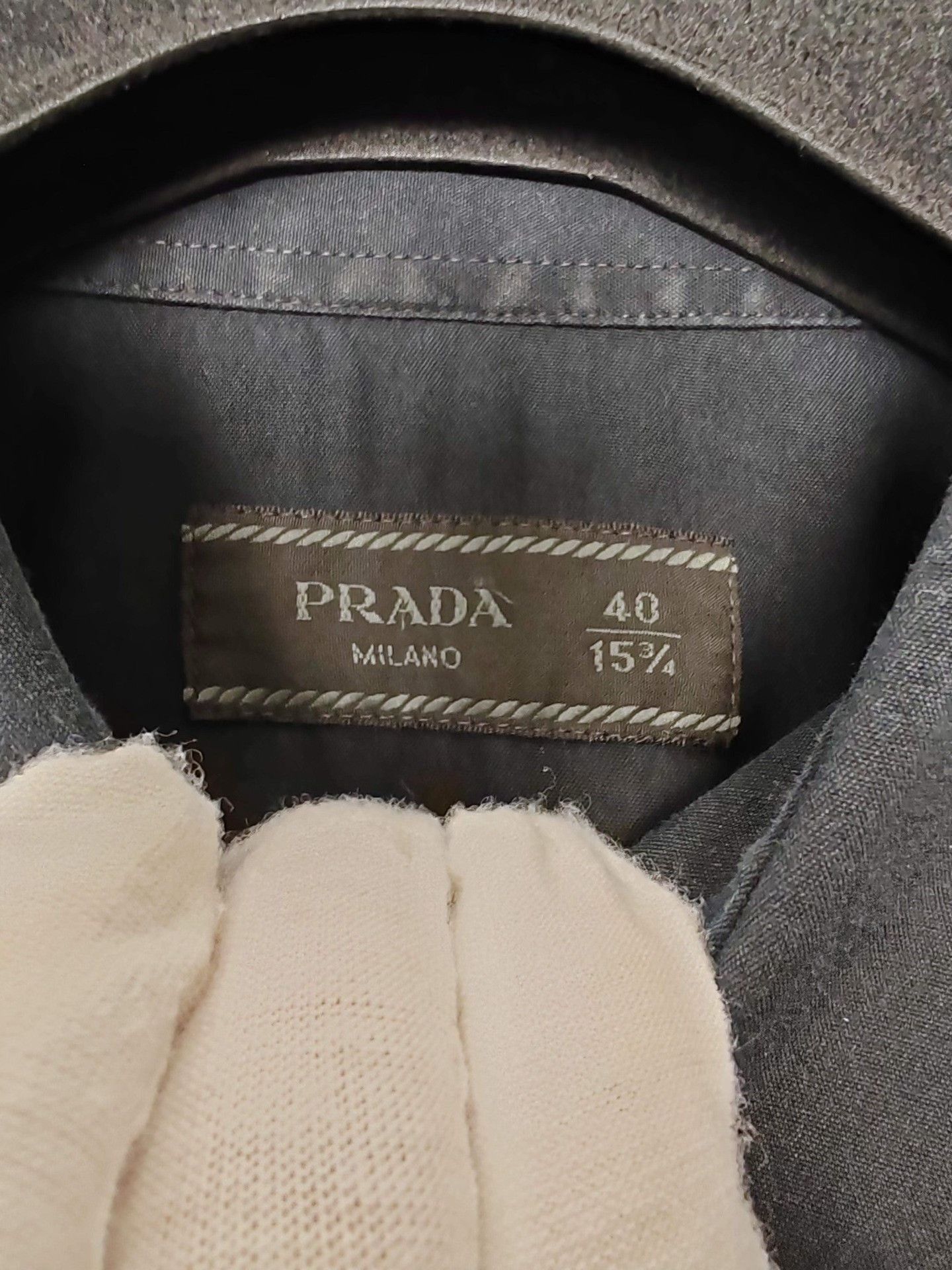 Prada Prada Black Button Up Shirt Size M Size US M / EU 48-50 / 2 - 4 Thumbnail