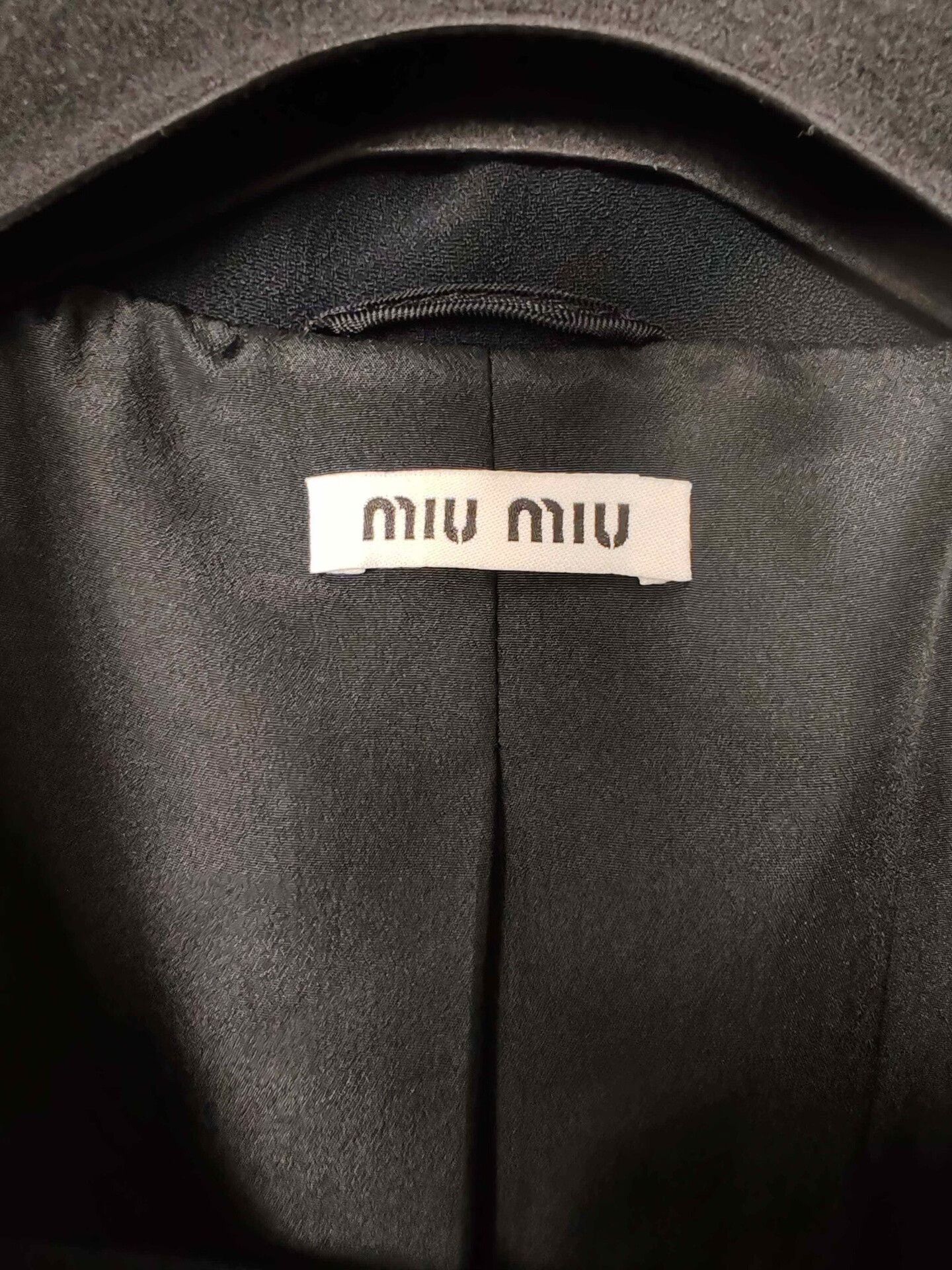 Miu Miu Miu Miu Black Coat Size 38 Size XS / US 0-2 / IT 36-38 - 4 Thumbnail